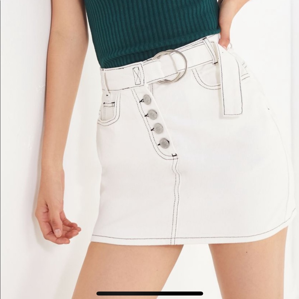 BDG Kerby Denim Button Down Skirt